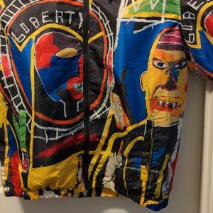 Members Only x Jean-Michel Basquiat Windbreaker Jacket Multicolor